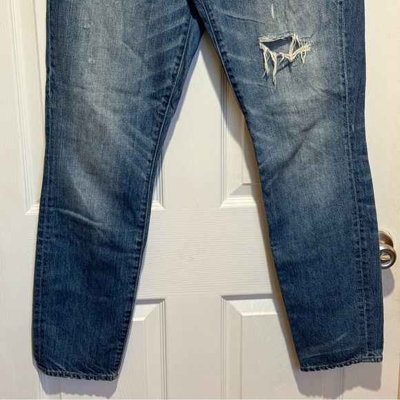 EUC Madewell size 30x31 men’s slightly distressed medium blue jeans men’s - Picture 2 of 6